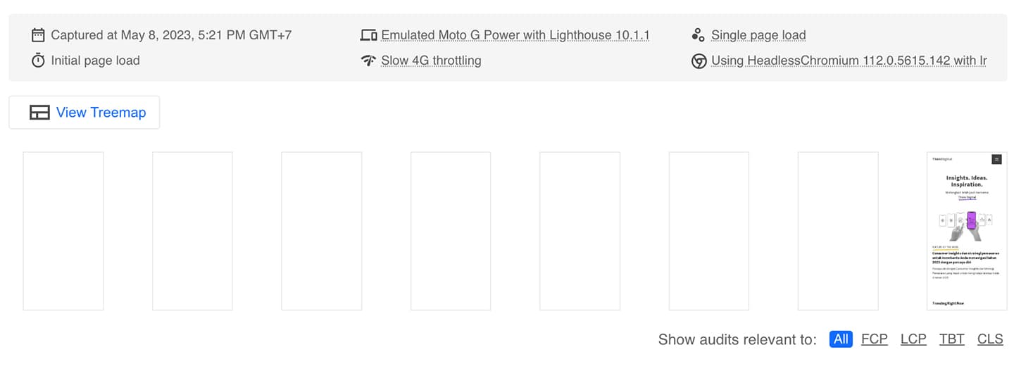cara optimasi dan mempercepat first contentful paint (fcp) di pagespeed insights